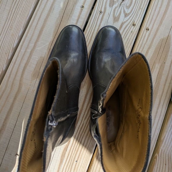 Cole Haan Mens Nike Air Black Mid-Calf Boots 8 - Picture 10 of 14